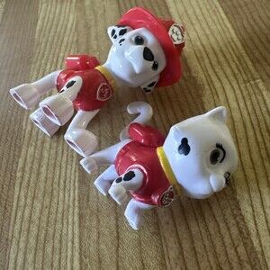 Paw Patrol Kitty Catastrophe & Marshall Figures Lot Of 2 Bundle